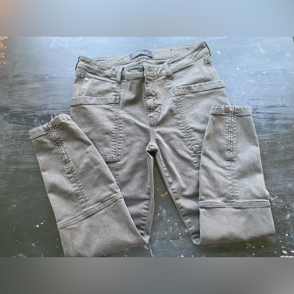 army green liverpool cargo jeans